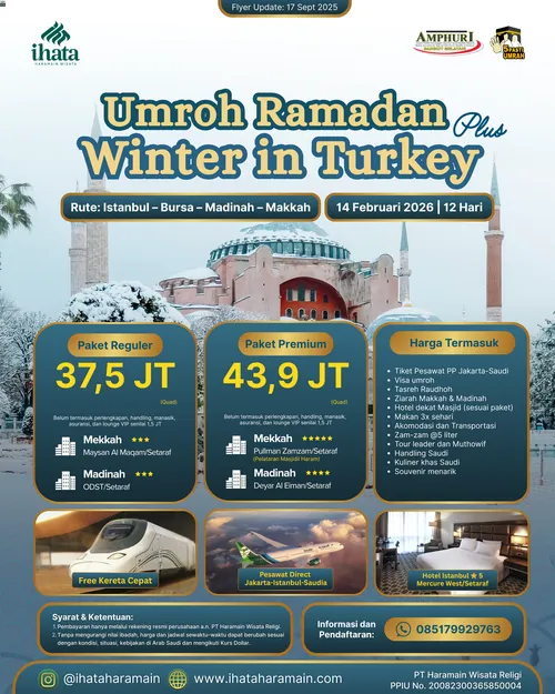 Umroh Ramadan Pus Winter in Turkey